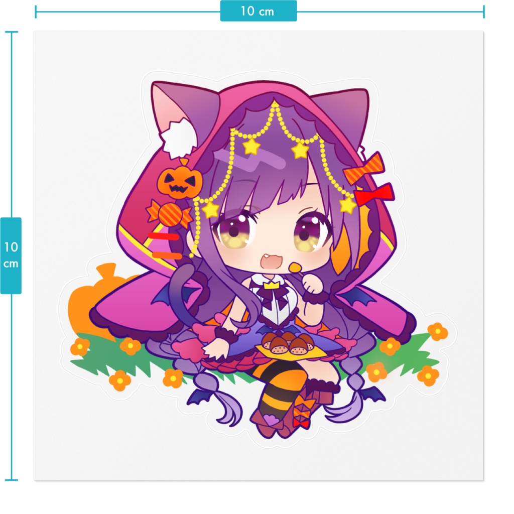 神城くれあさまハロウィンステッカー