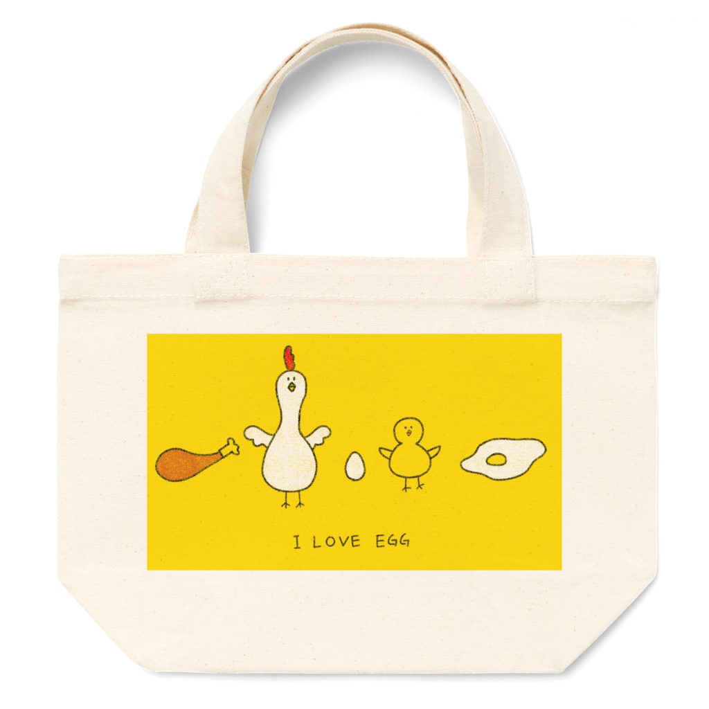 I LOVE EGGトート