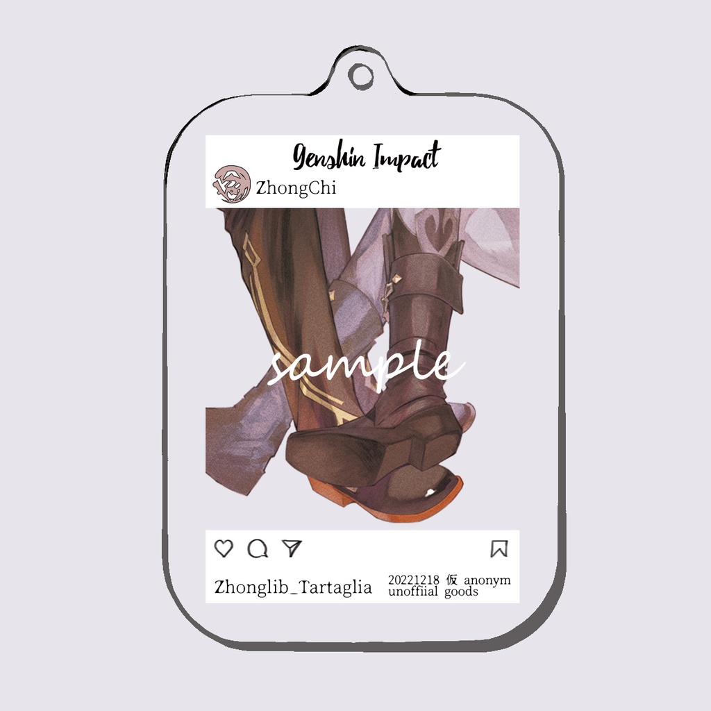 acrylic keychain