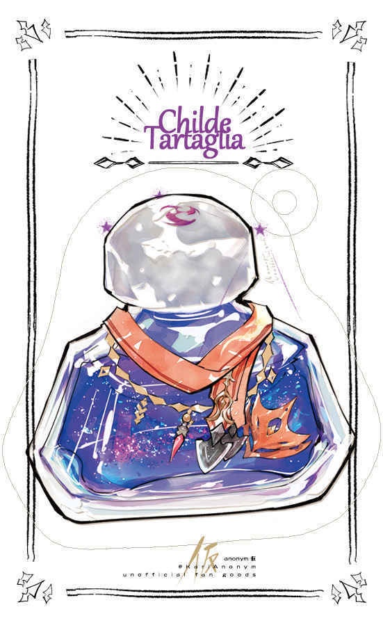 acrylic keychain+Card