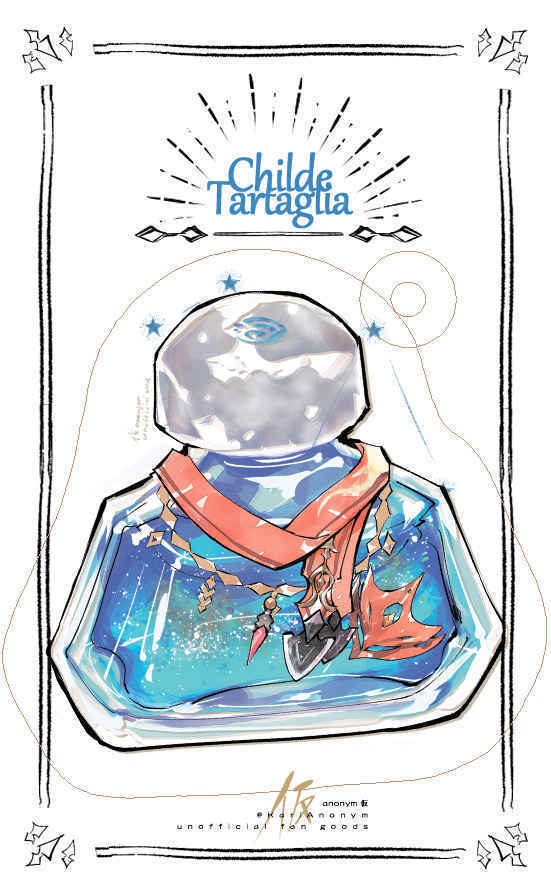 acrylic keychain+Card