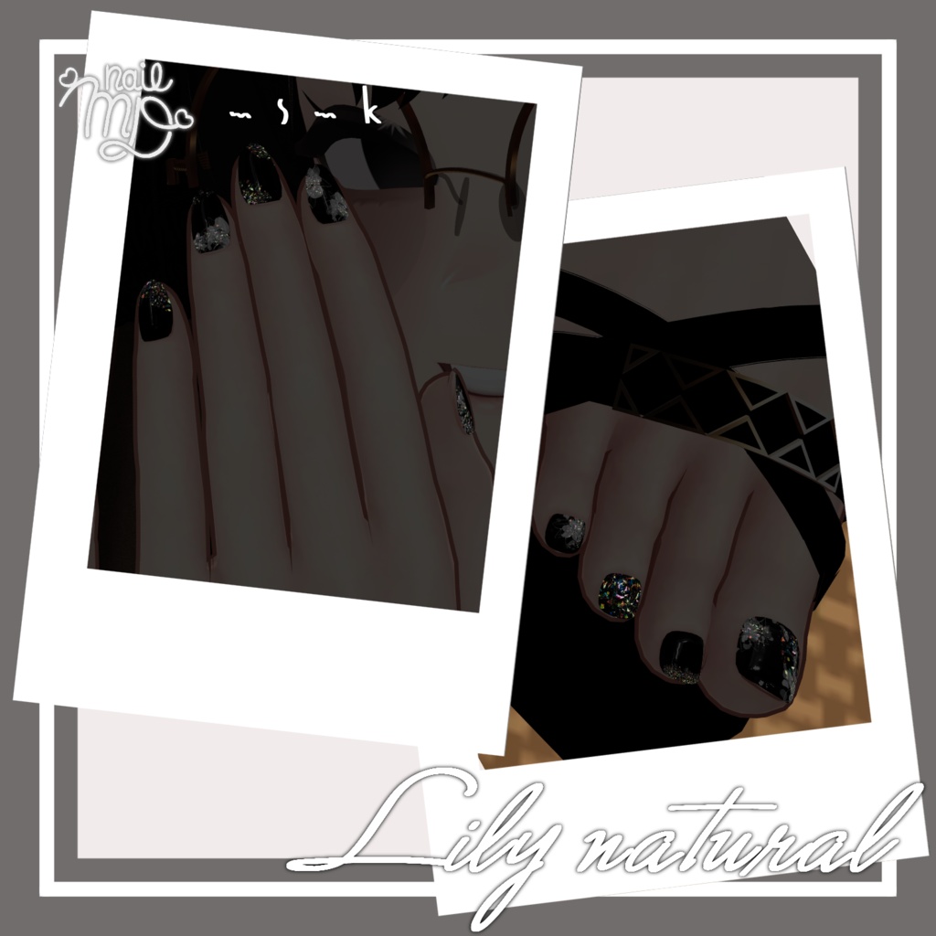 【Nail】Lily natural【MDollnail対応】