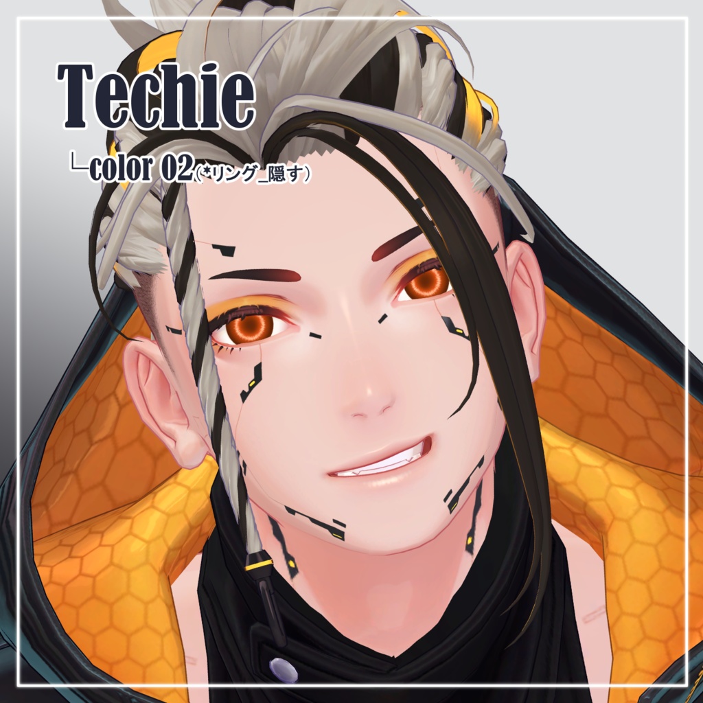 【9アバター対応】Bare vivid【eye texture】