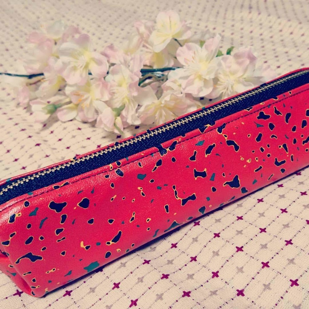 津軽塗(唐塗)風ペンケース