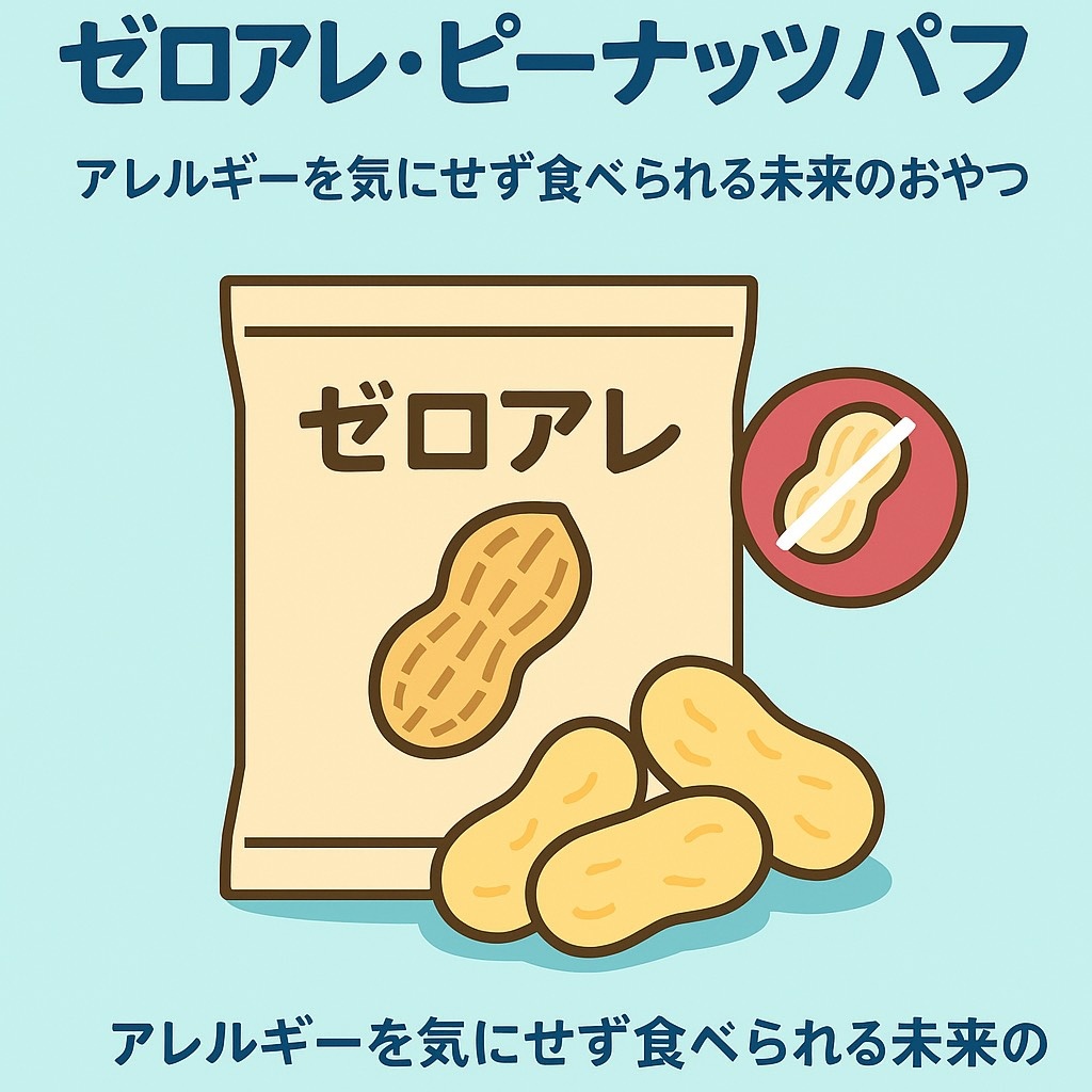 ゼロアレ・ピーナッツパフ(Zero All Peanut Puffs Production Report )