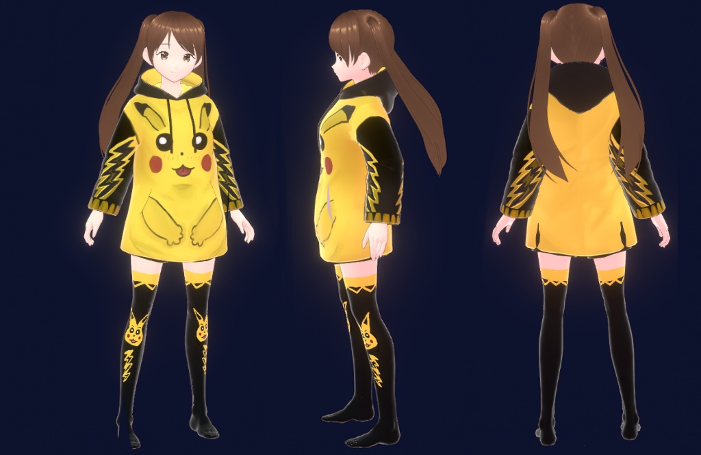 PIKACHU in Vroid (Winter)