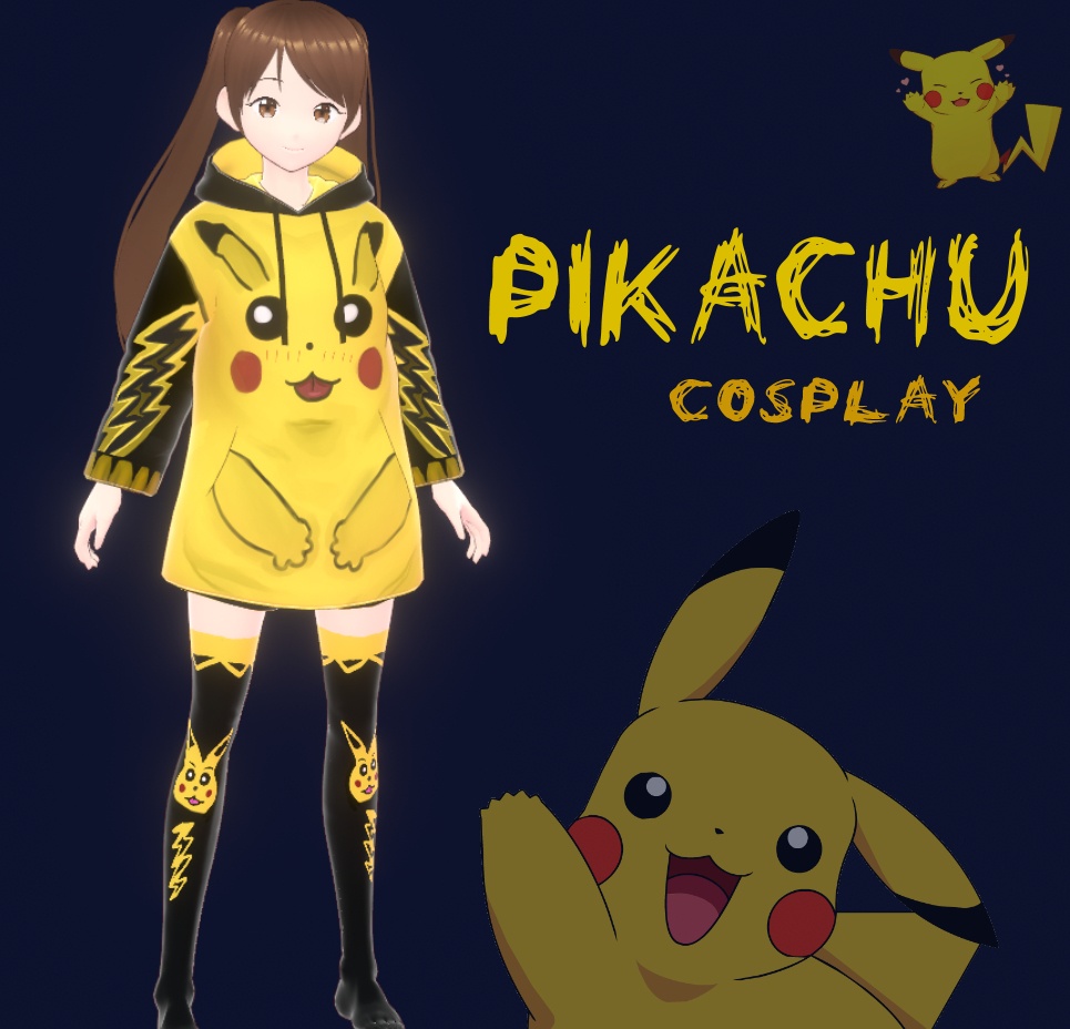 PIKACHU in Vroid (Winter)