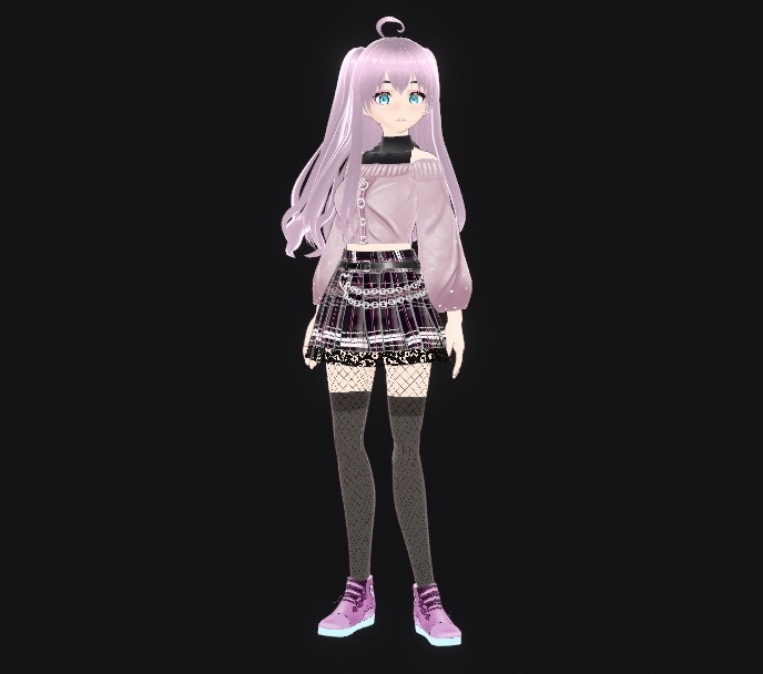 Skirt (+stockings) in Vroid!
