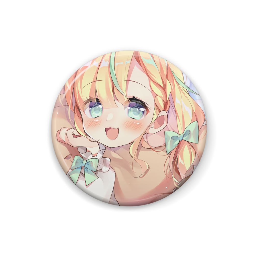 寝ころびあ缶バッチ