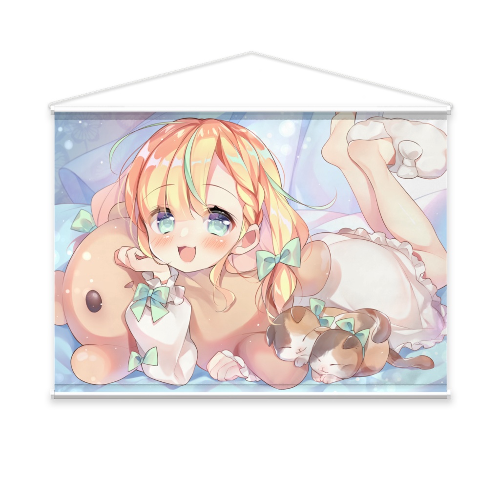 寝転びあタペストリー