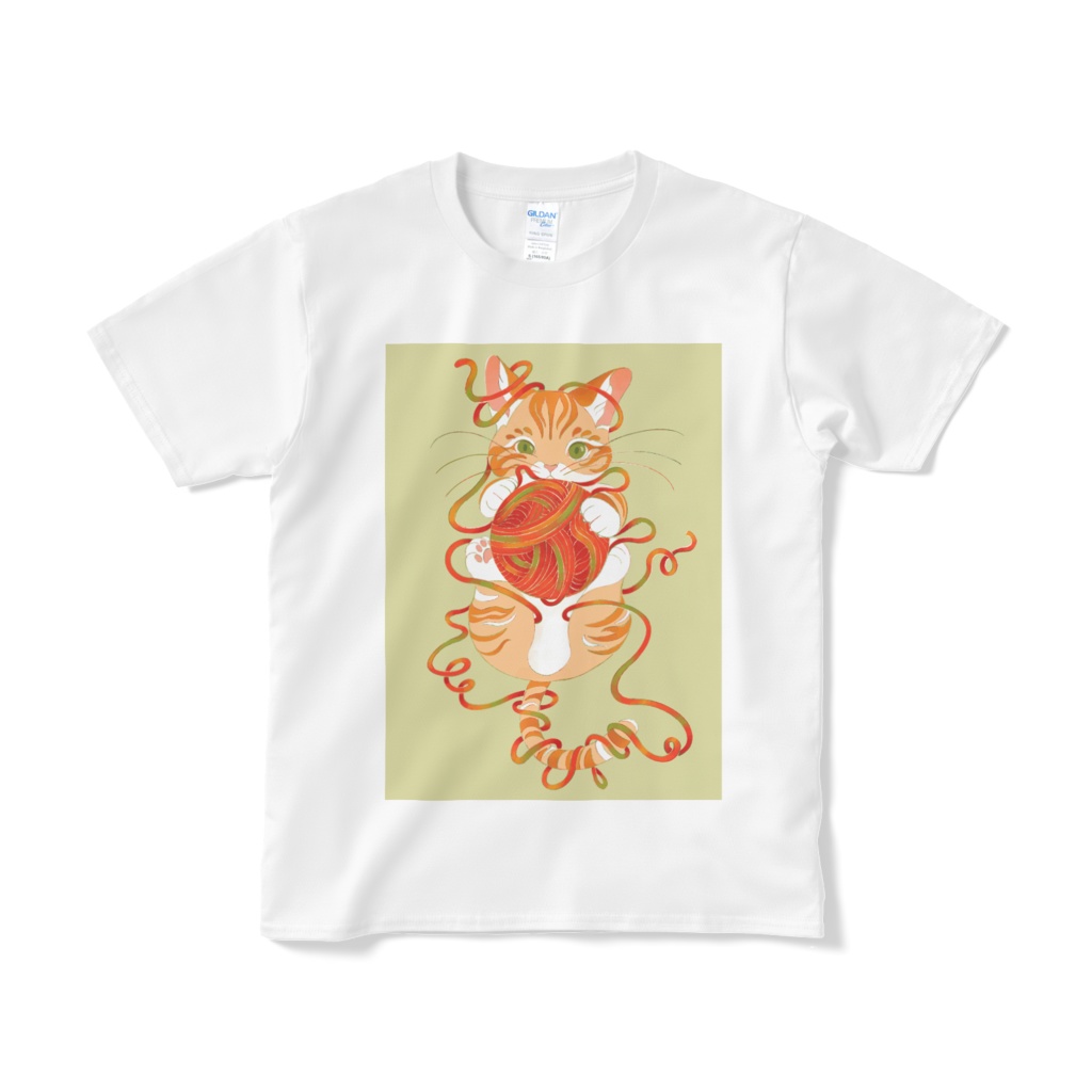 秋色の毛糸　Tシャツ