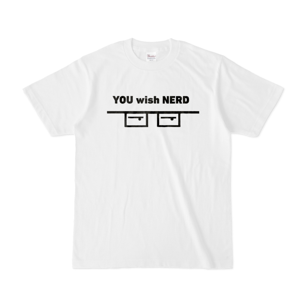 NERDragesounds オリジナルTシャツ　（ジト目）