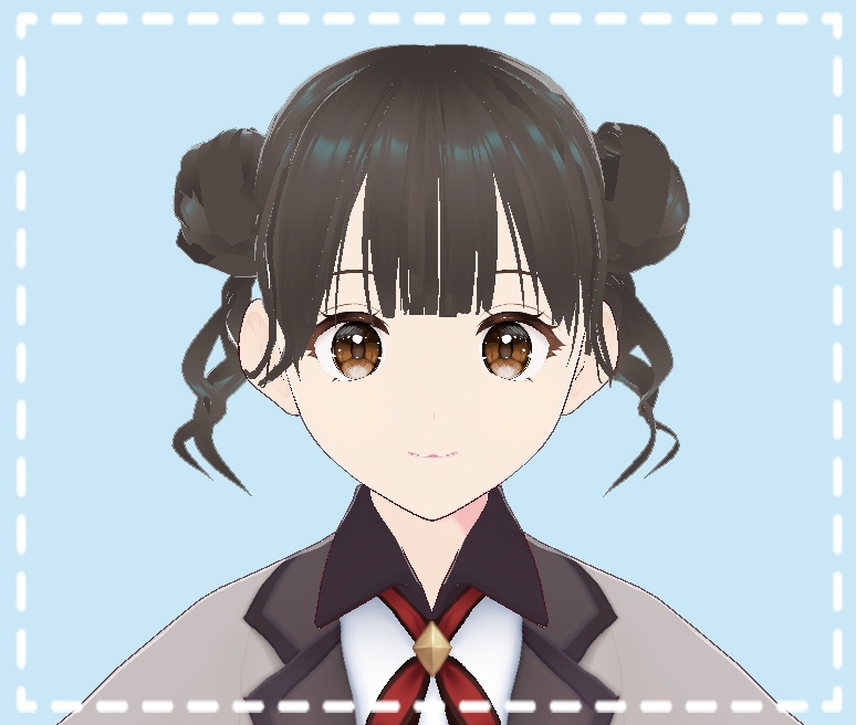 アイドルくらげヘア #Vroid #ヘアプリセット