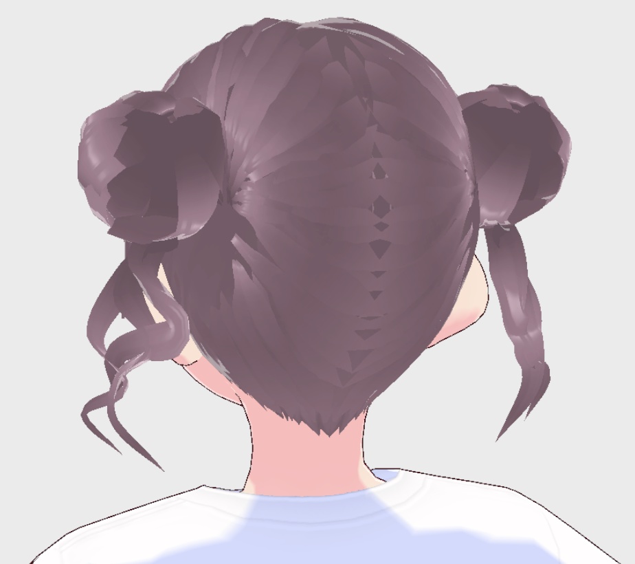 アイドルくらげヘア #Vroid #ヘアプリセット