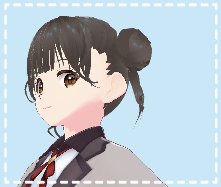 アイドルくらげヘア #Vroid #ヘアプリセット