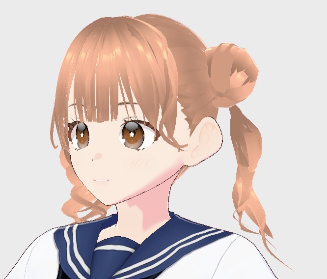 アイドルセラムンヘアメ☽ #vroid #進化版くらげツイン #ヘアプリセット