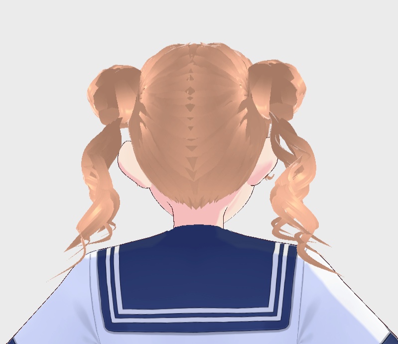 アイドルセラムンヘアメ☽ #vroid #進化版くらげツイン #ヘアプリセット