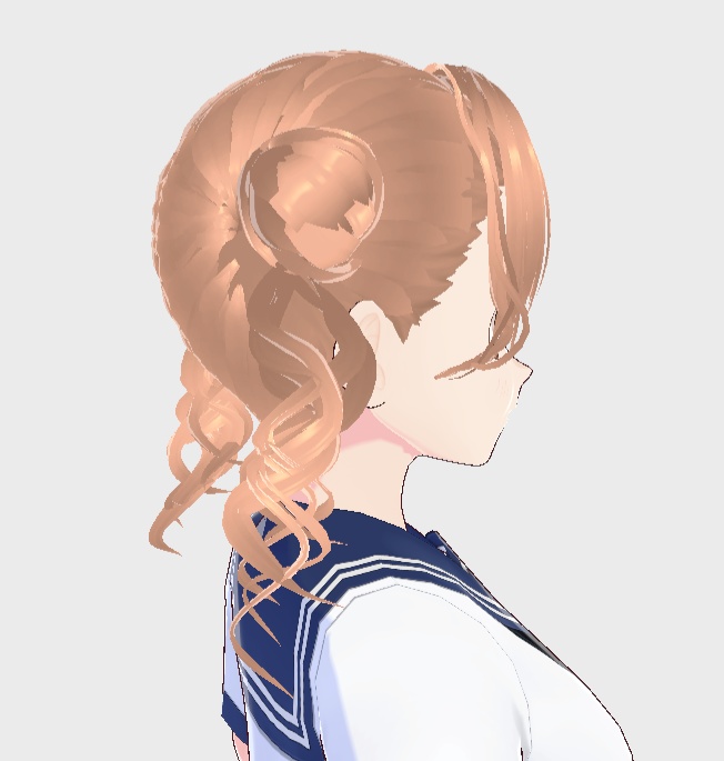 アイドルセラムンヘアメ☽ #vroid #進化版くらげツイン #ヘアプリセット