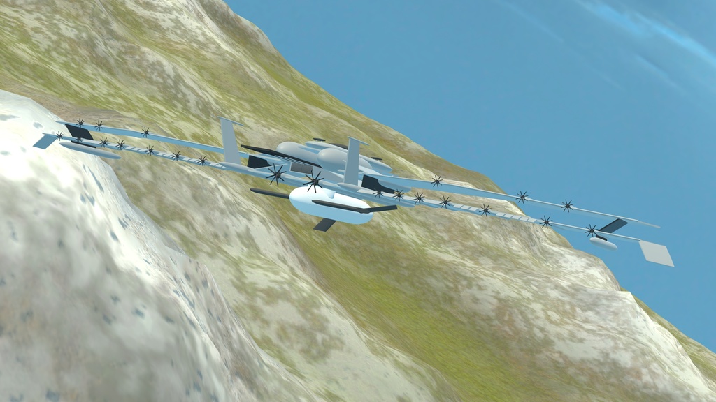【3Dモデル】航空要塞Rendirse(レンディルセ)