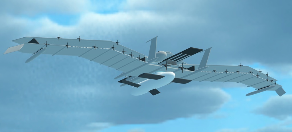 【3Dモデル】航空要塞Rendirse(レンディルセ)
