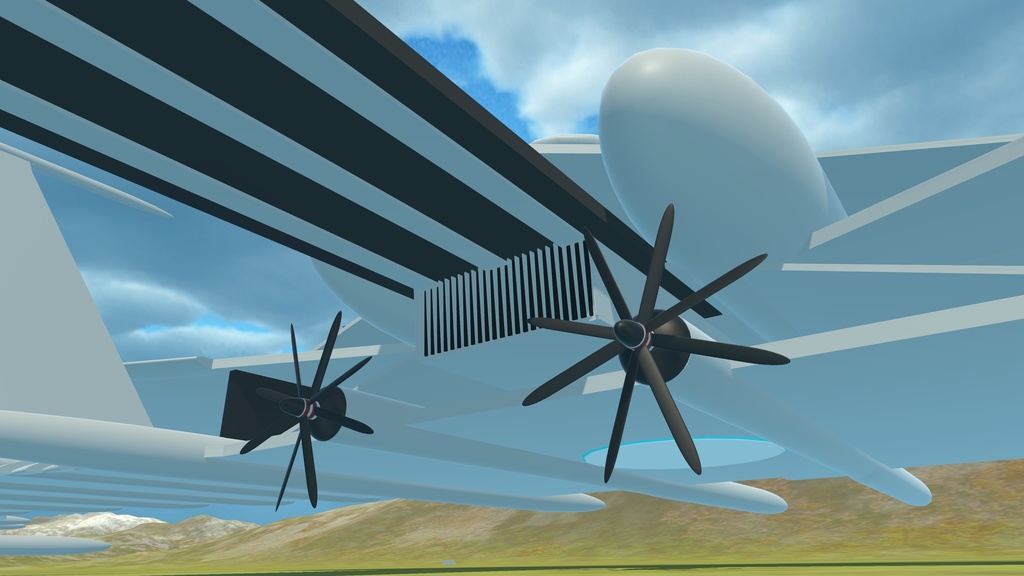 【3Dモデル】航空要塞Rendirse(レンディルセ)
