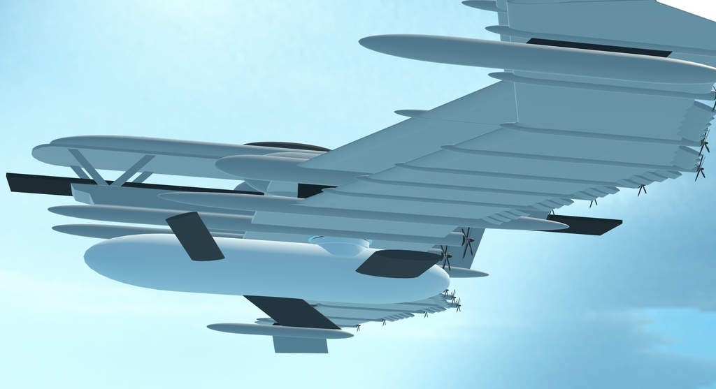 【3Dモデル】航空要塞Rendirse(レンディルセ)