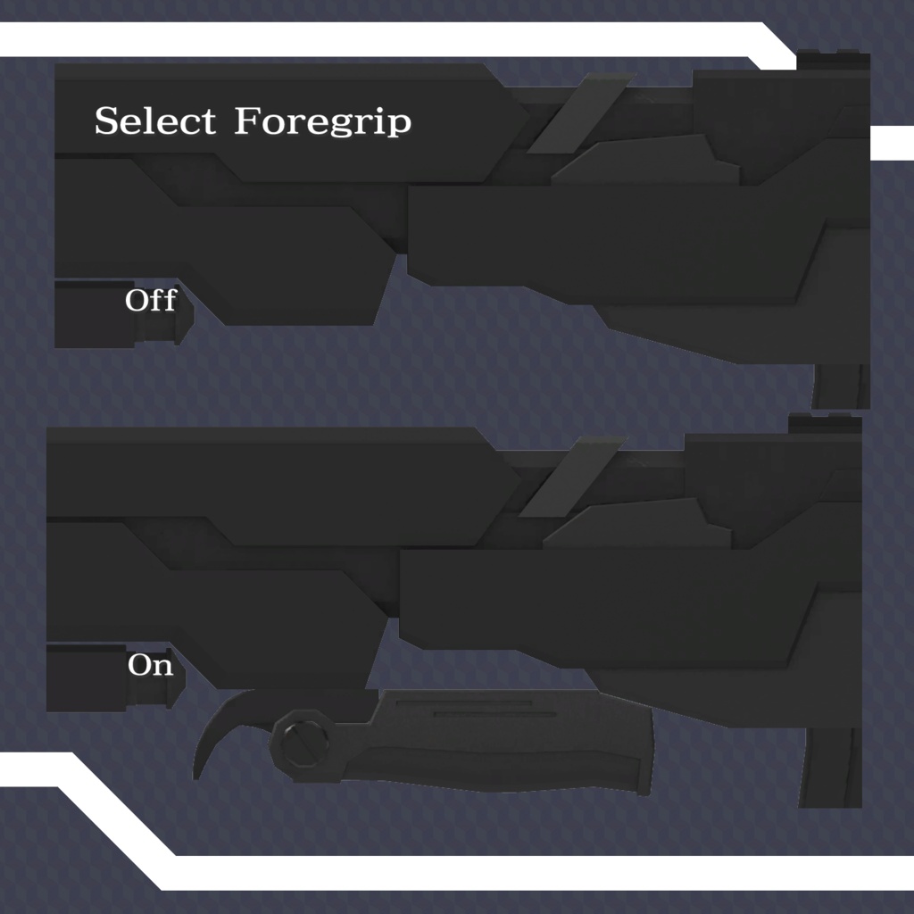 【オリジナル3Dモデル】アサルトライフル AFW13