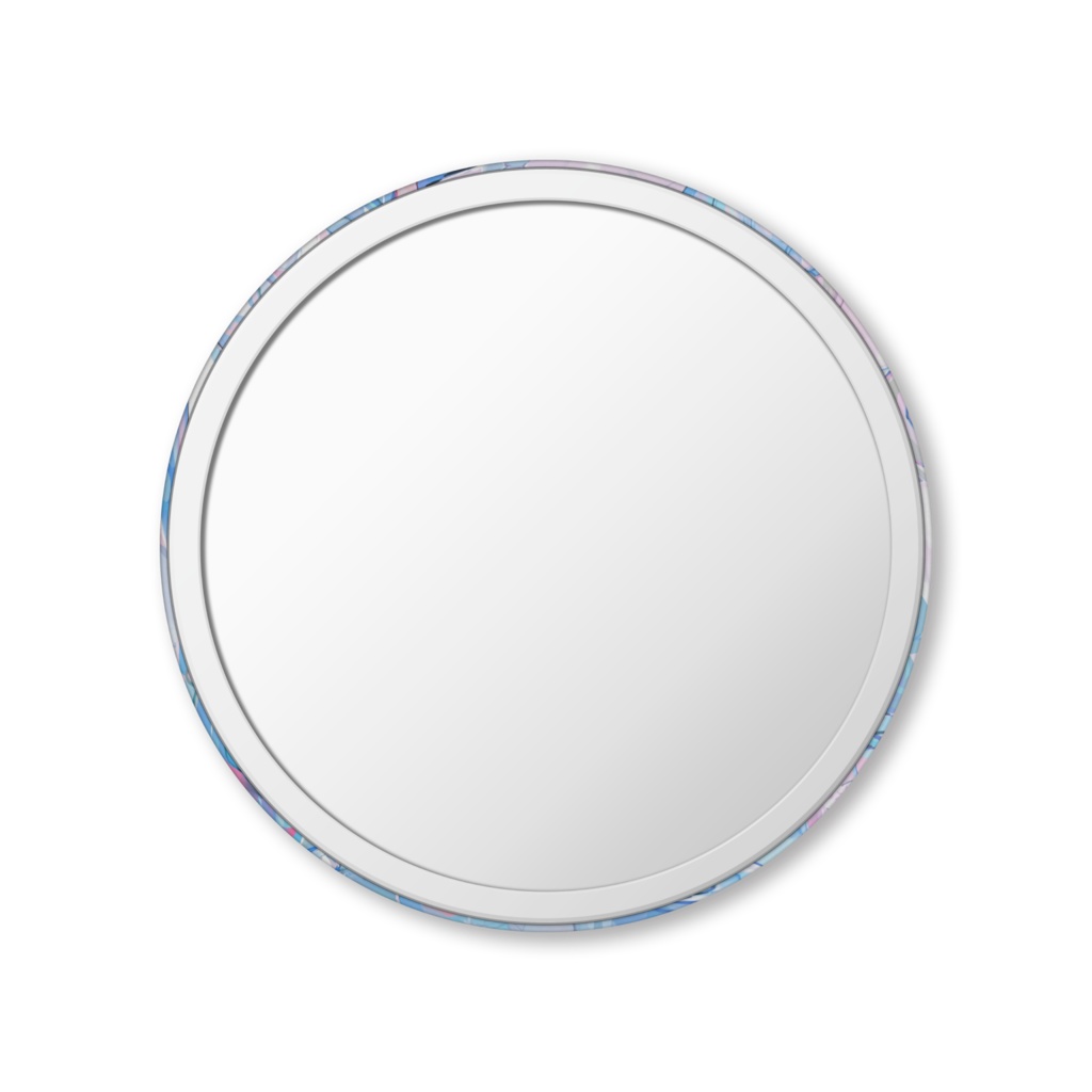 缶ミラー 鏡越しの青の宝石Princess