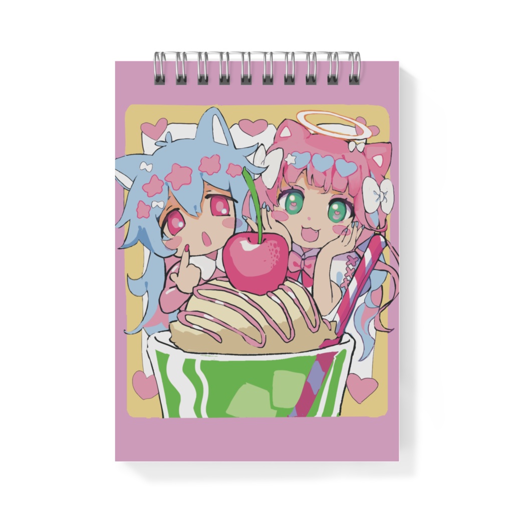 メロンソーダおんなのこメモ帳