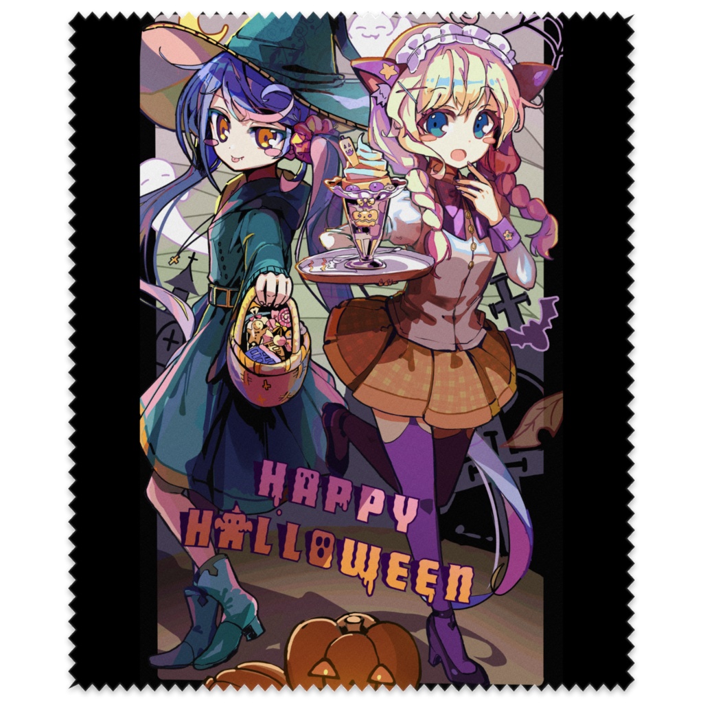 ハロウィンのメガネ拭き