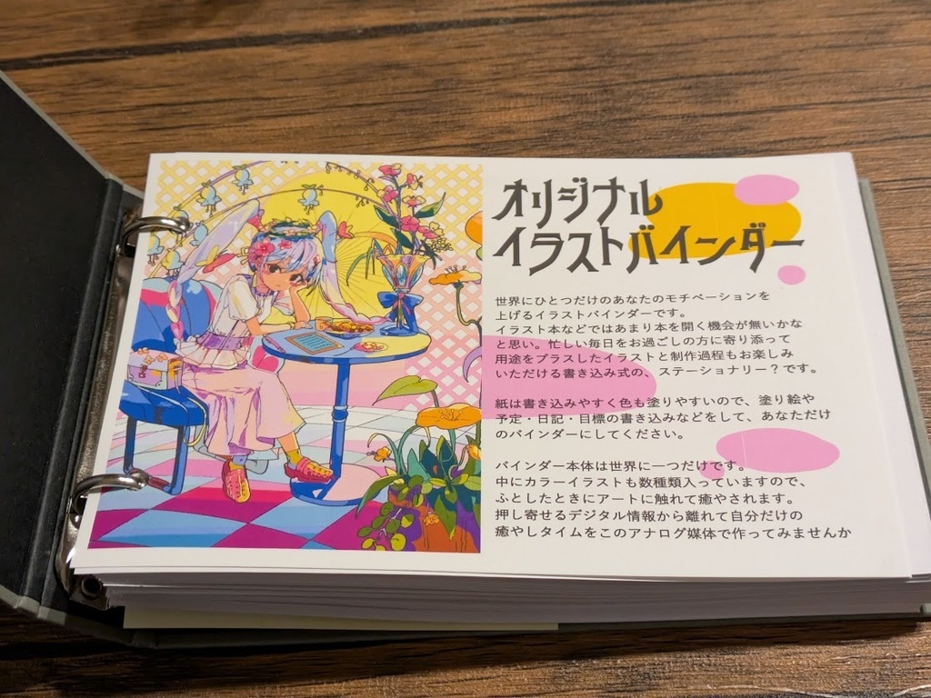【原画表紙】『さぼてん!』バインダー66p+4点セット