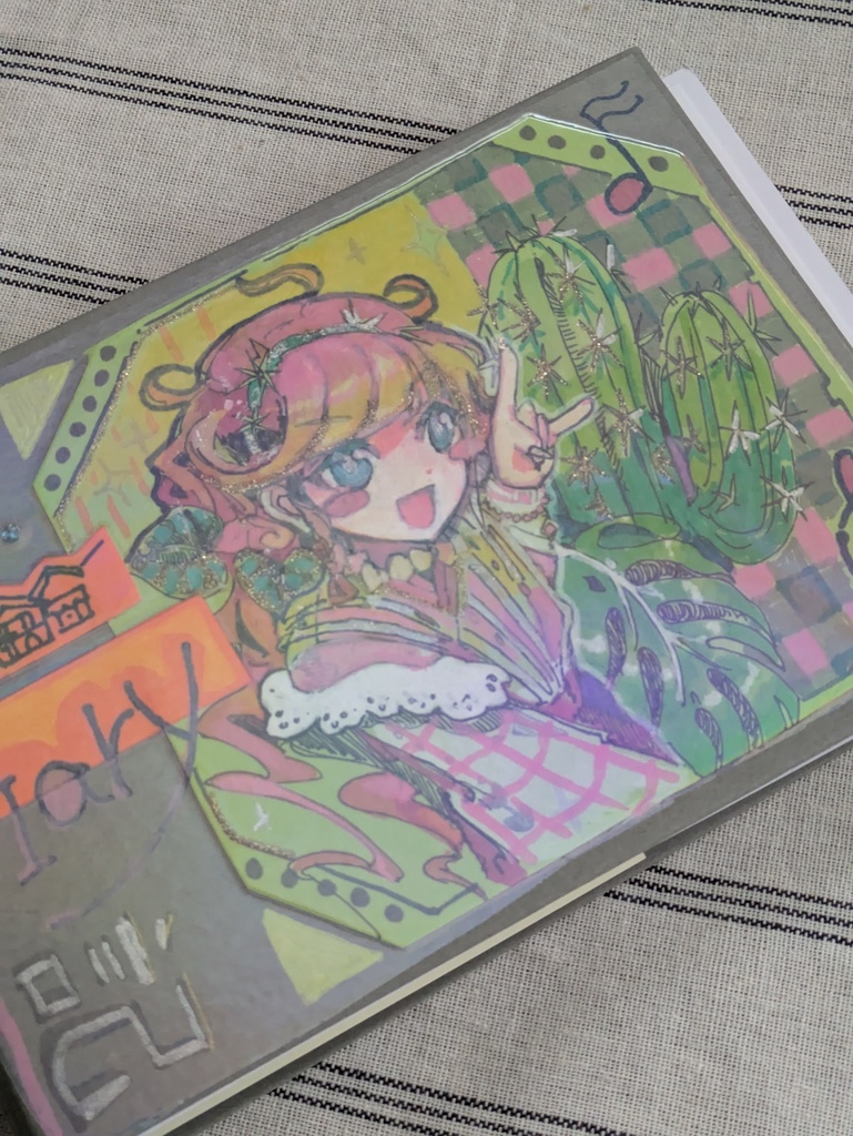 【原画表紙】『さぼてん!』バインダー66p+4点セット