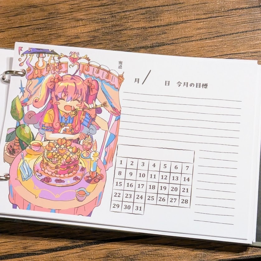 【原画表紙】『さぼてん!』バインダー66p+4点セット