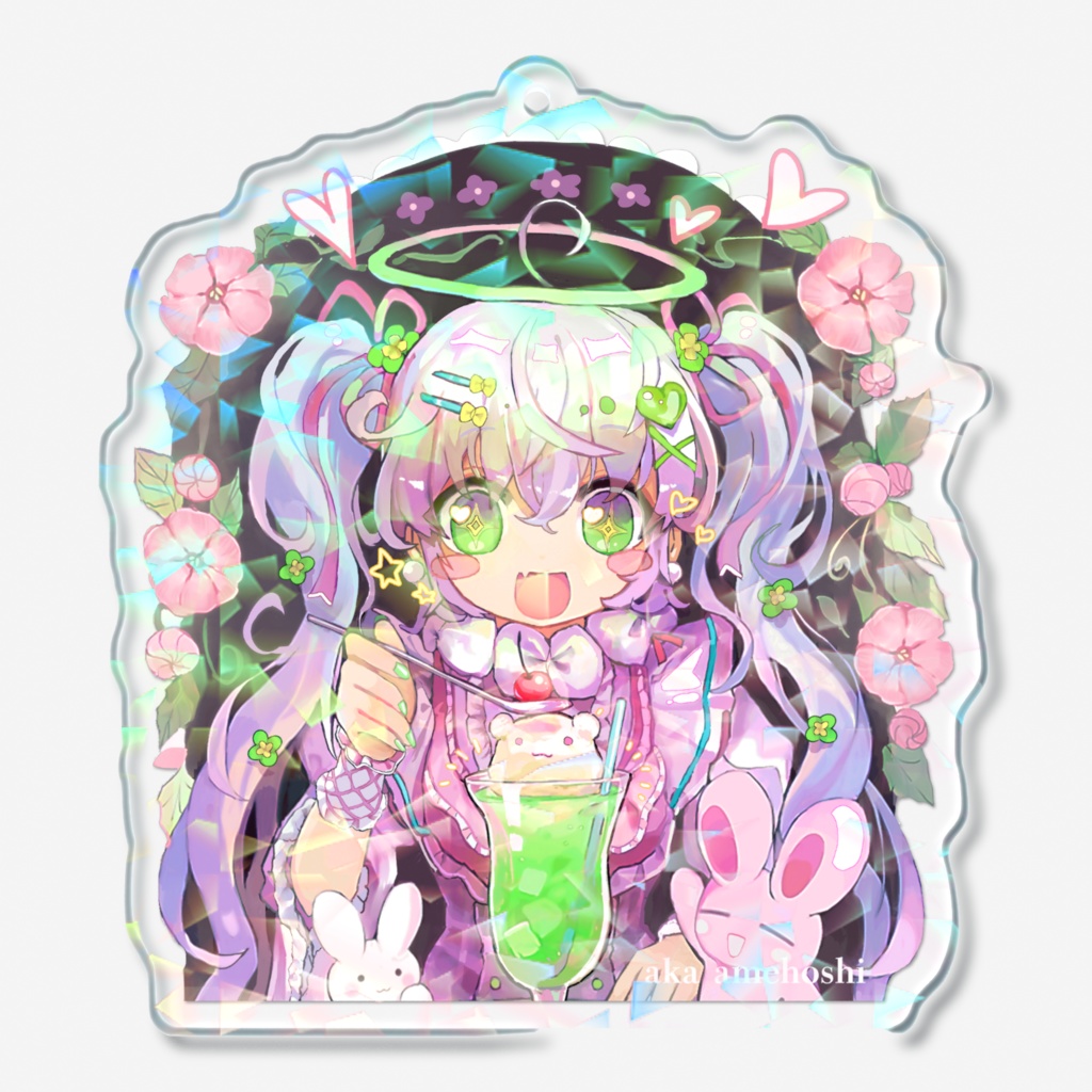 『ツインて天使そ～だ！』｜ホログラムアクリルキーホルダー