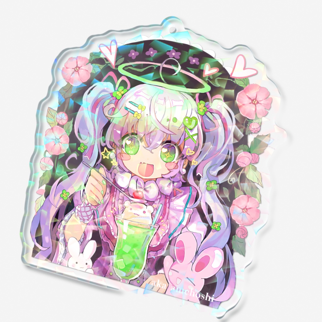『ツインて天使そ~だ!』|ホログラムアクリルキーホルダー