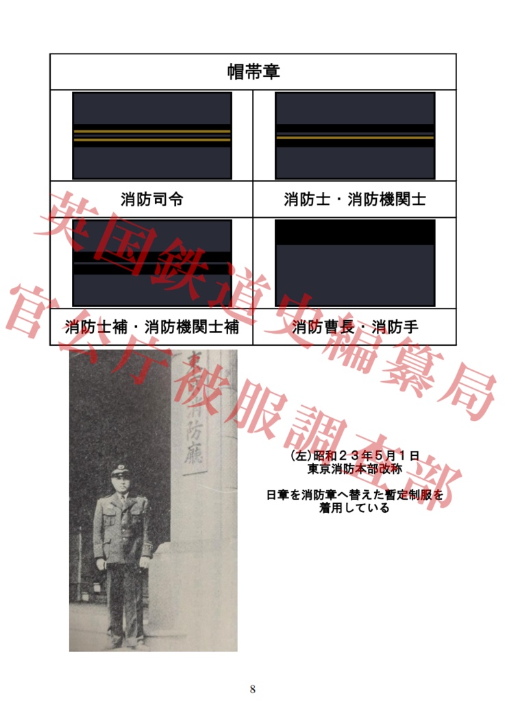 消防吏員服制準則