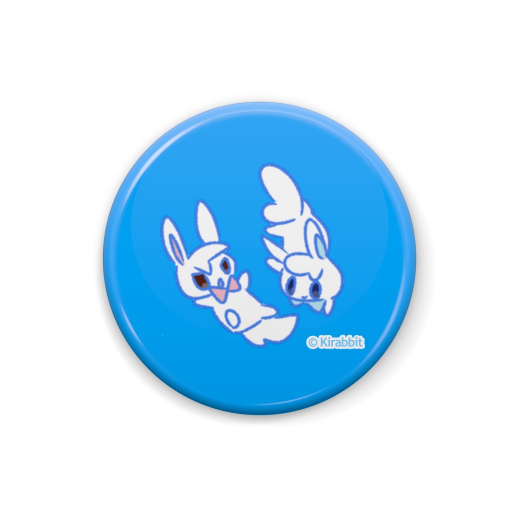 【Kirabbit 缶バッジ】 ふたご座フー&タゴ
