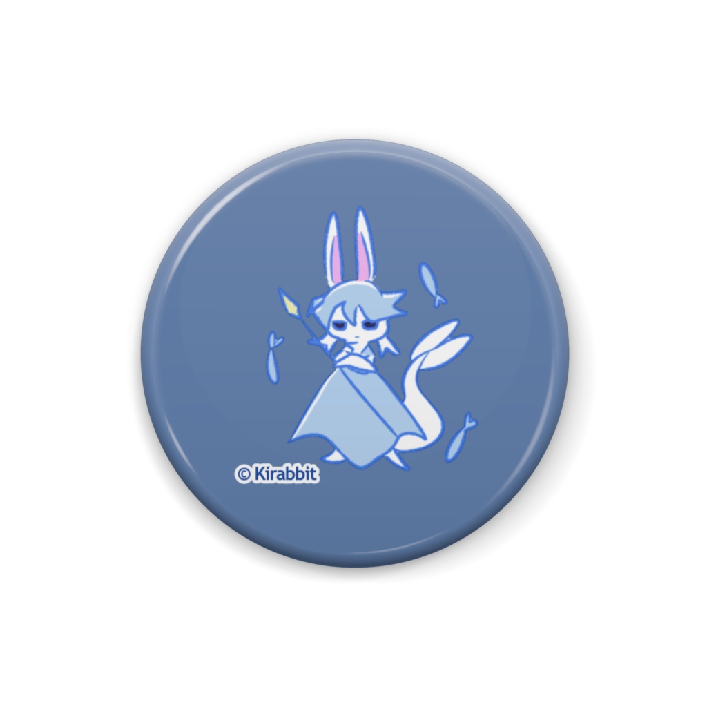 【Kirabbit 缶バッジ】 魚座あじさい