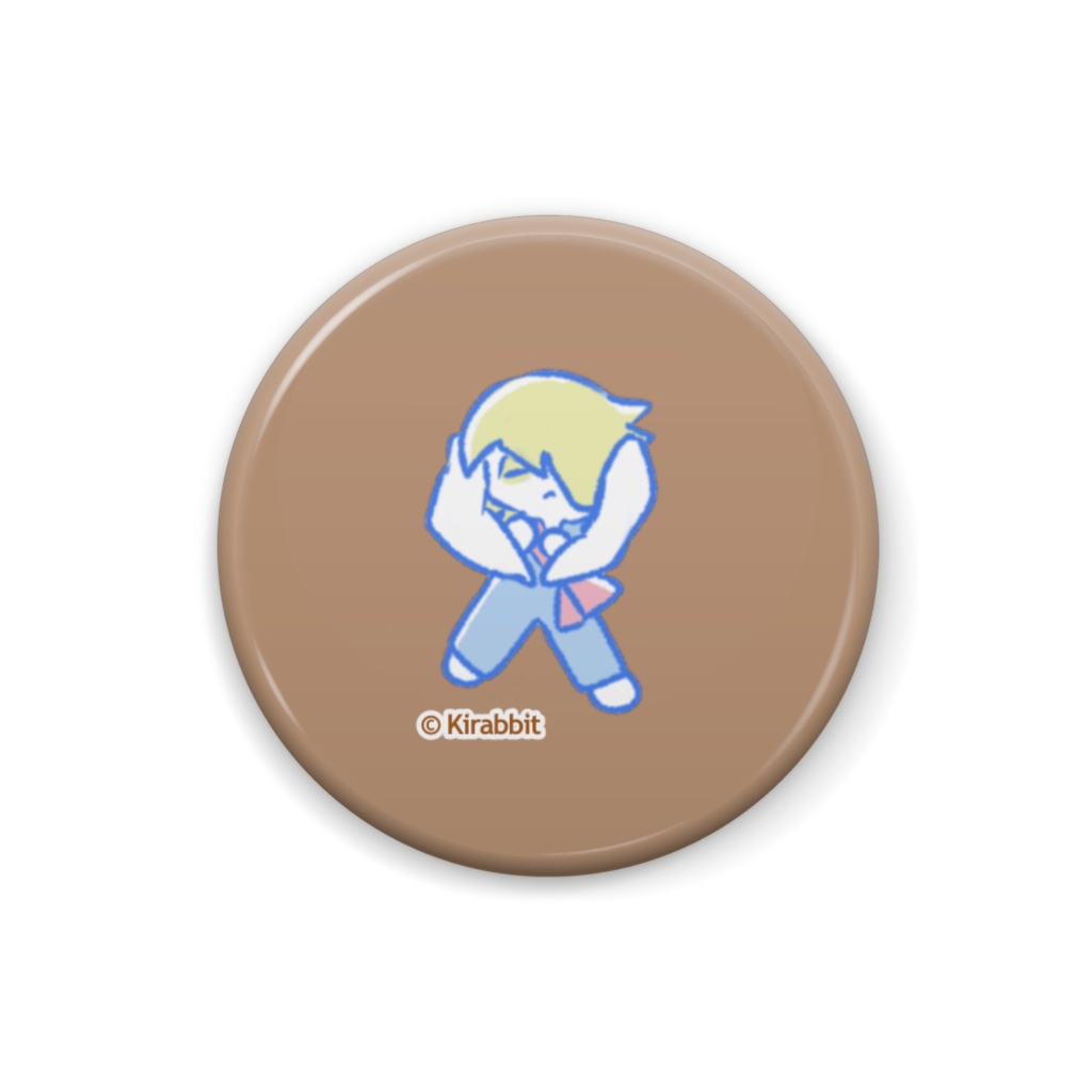 【Kirabbit 缶バッジ】 やぎ座モジ