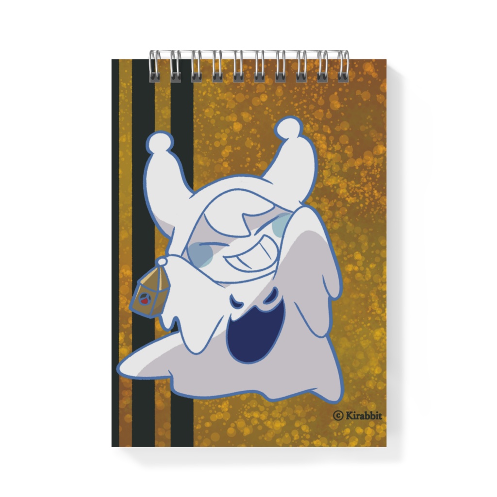 Halloween☆Kirabbitみずあらし メモ帳(オレンジ)