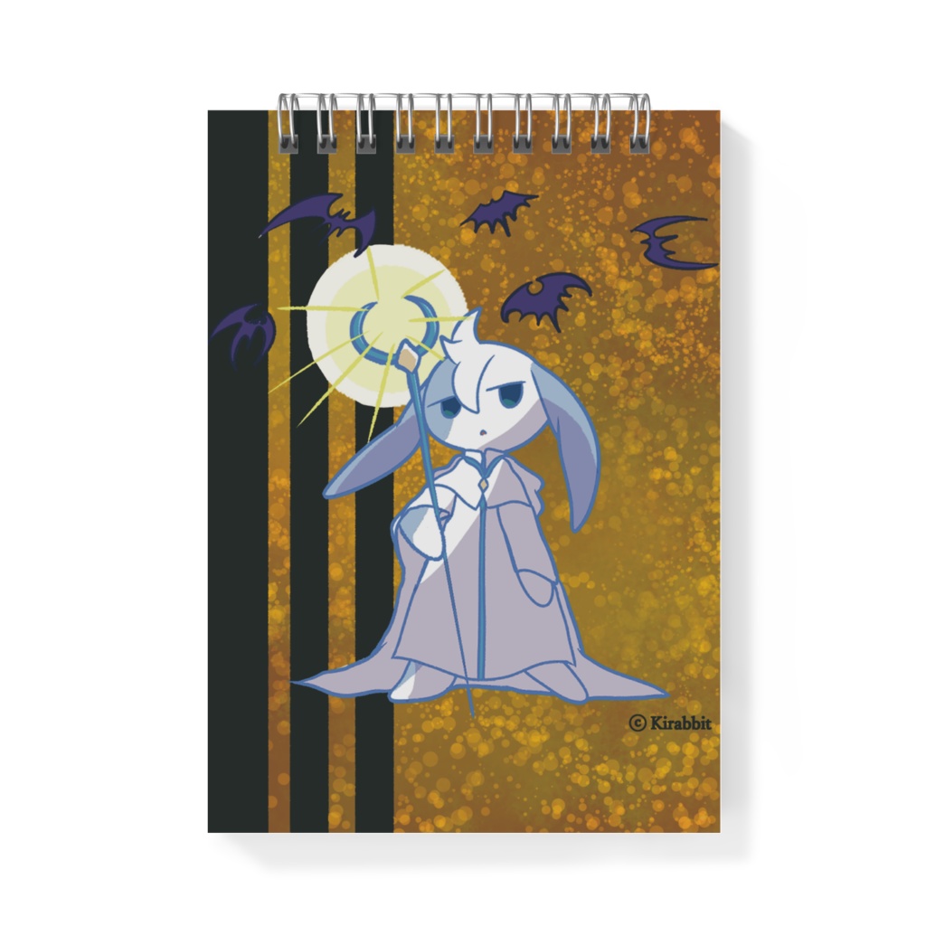 Halloween☆Kirabbitココア　メモ帳（オレンジ）