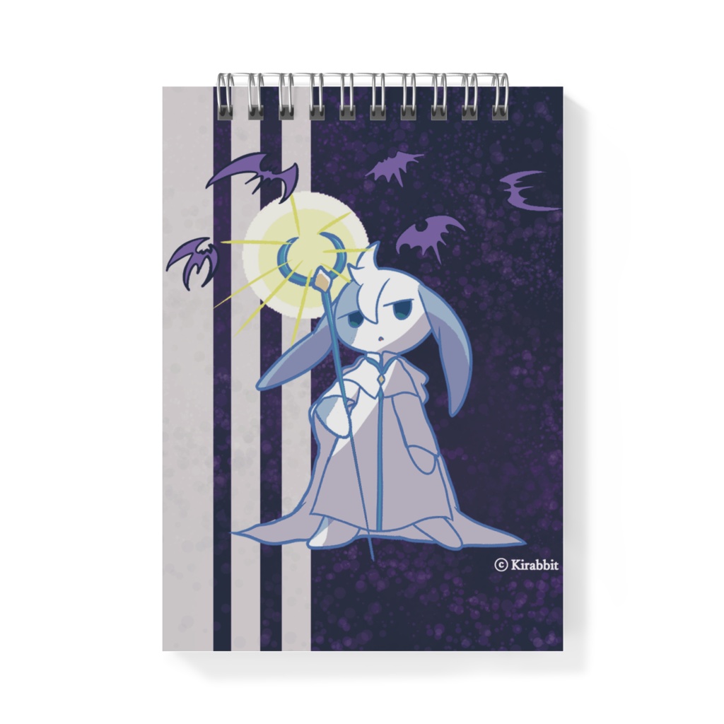 Halloween☆Kirabbitココア　メモ帳（紫）