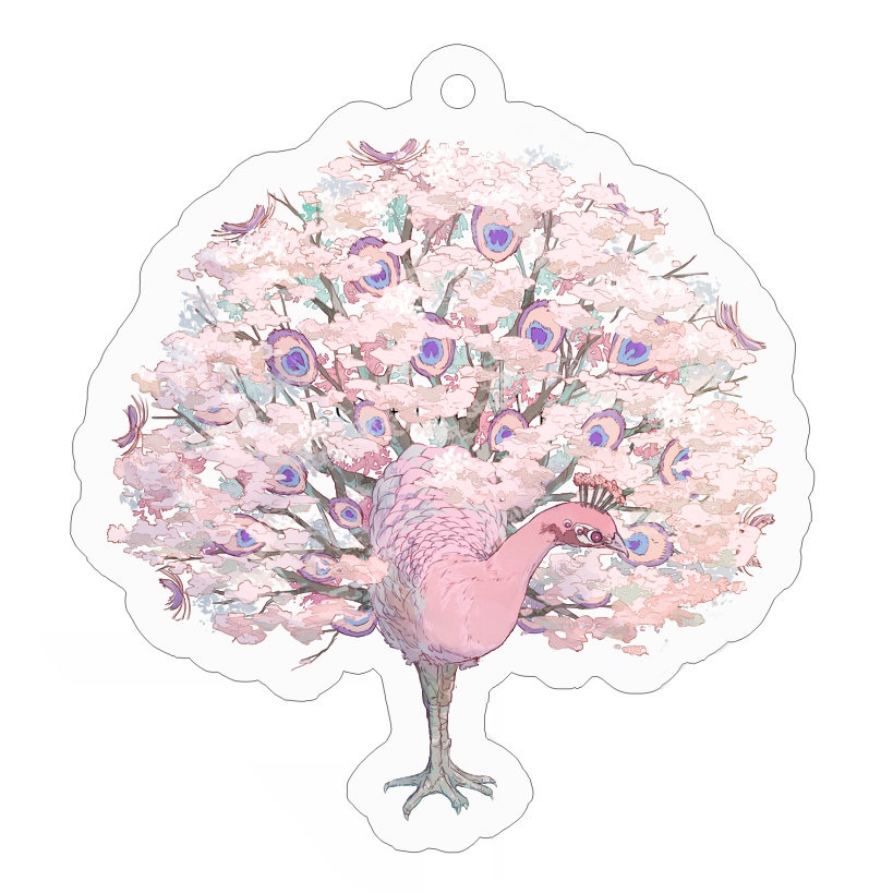 「春はばけもの」アクリルキーホルダー
