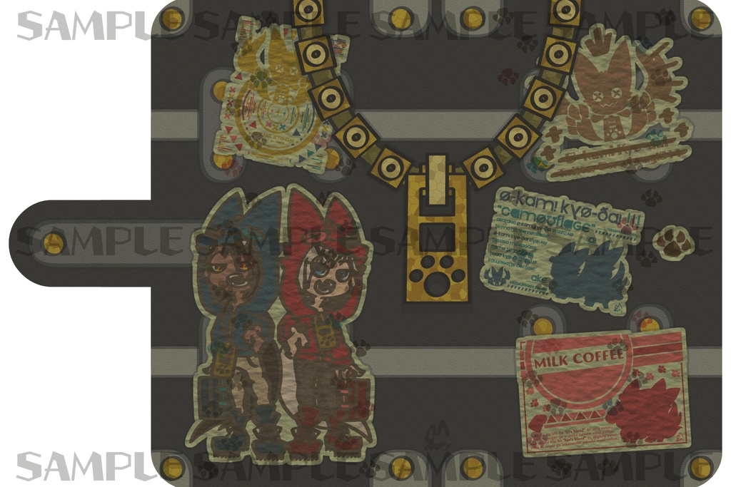 おーかみAndroidケース -TRAVEL-