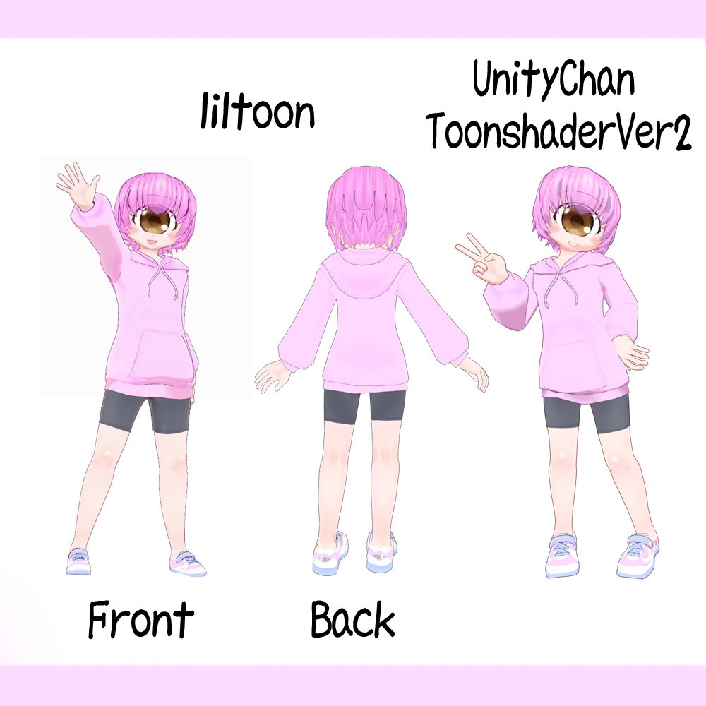 オリジナル3Dモデル 「単眼の少女チャコ」