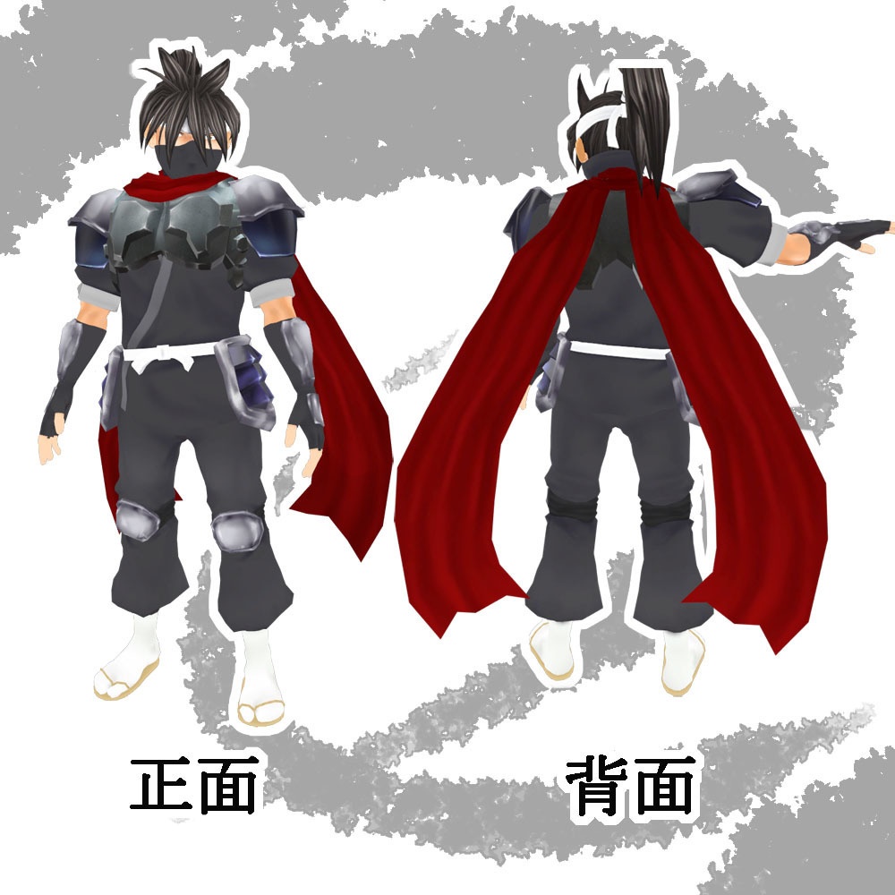 オリジナル3Dモデル The 忍 「イスケ」