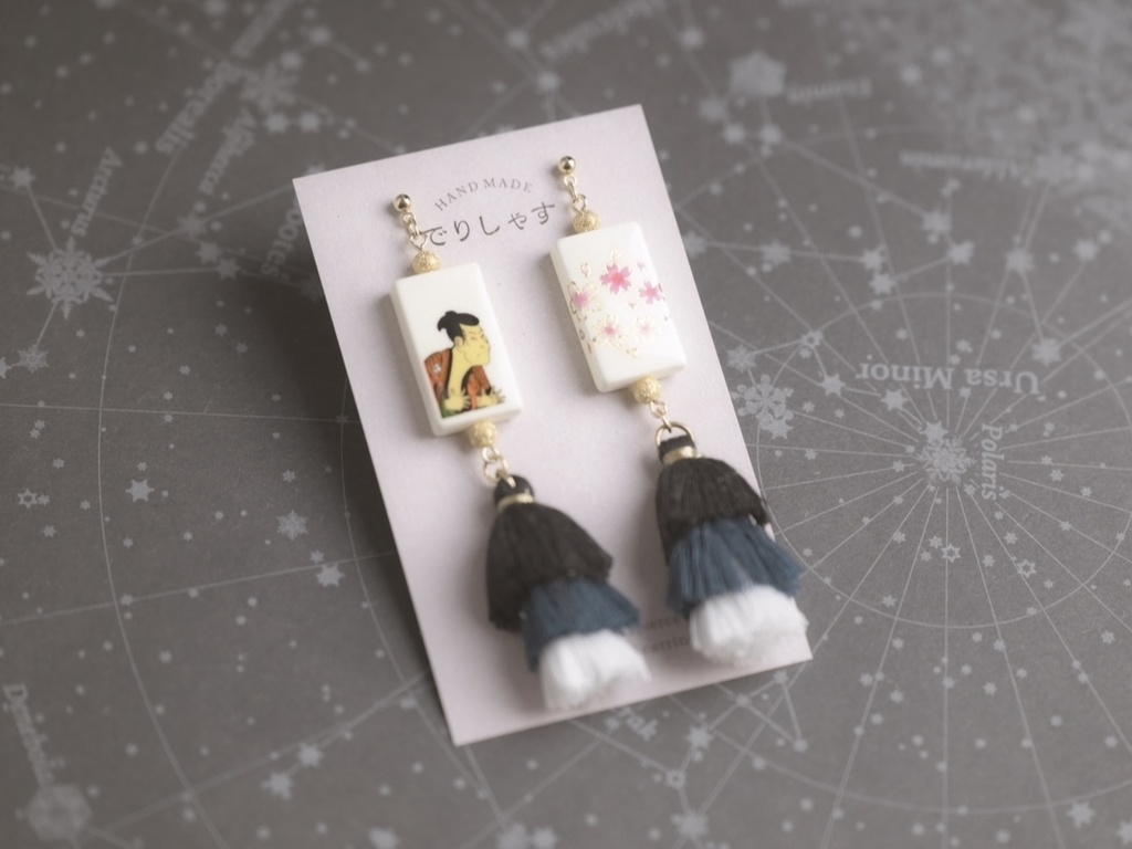 卒生イメージ：歌舞伎耳飾り