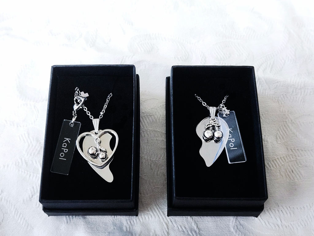 花京院×ポルナレフモチーフシルバーカラーネックレス