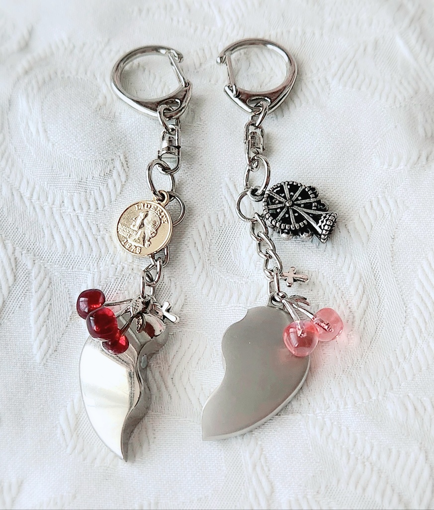 花京院&ポルナレフモチーフペアキーホルダー