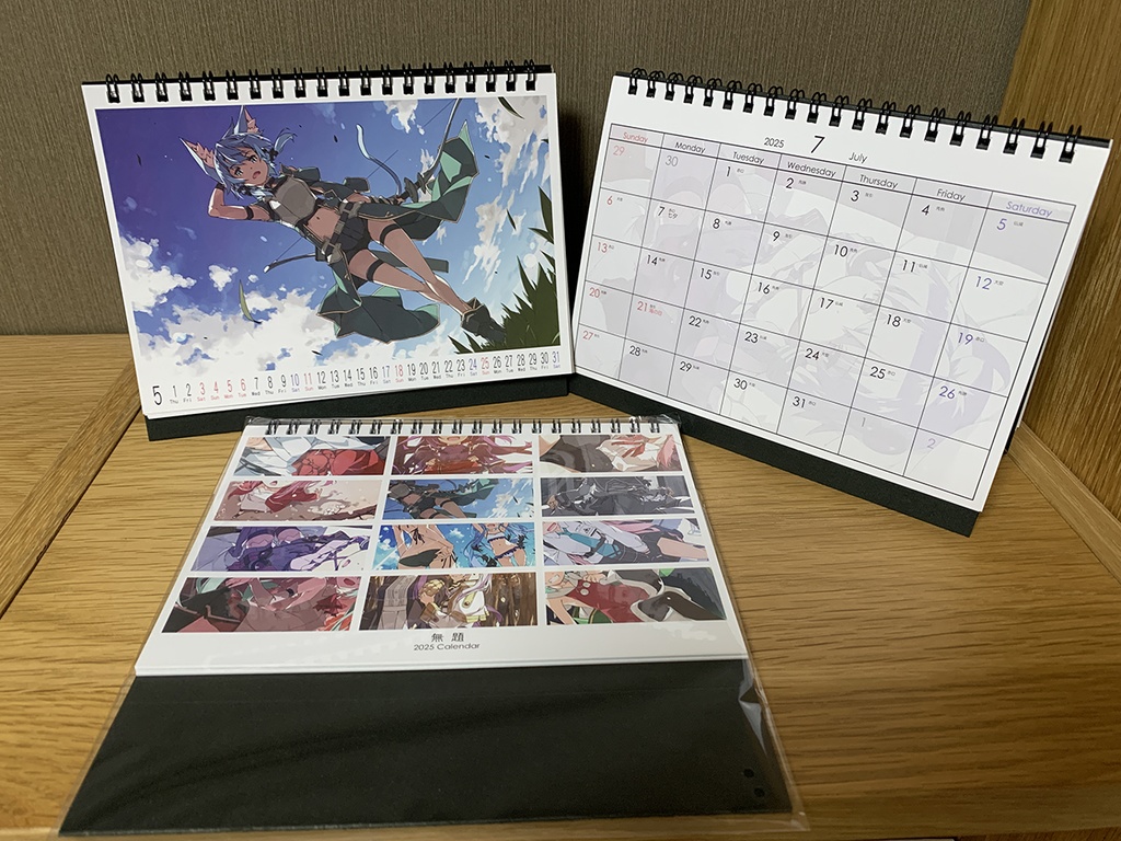 完売)無題 2025卓上カレンダー